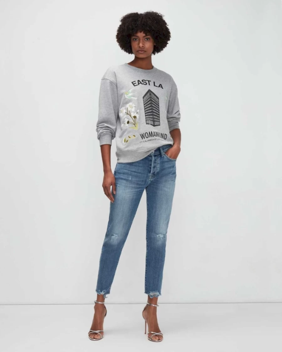 7 For All Mankind Women's Josefina Broken Twill Agave Denim Jeans