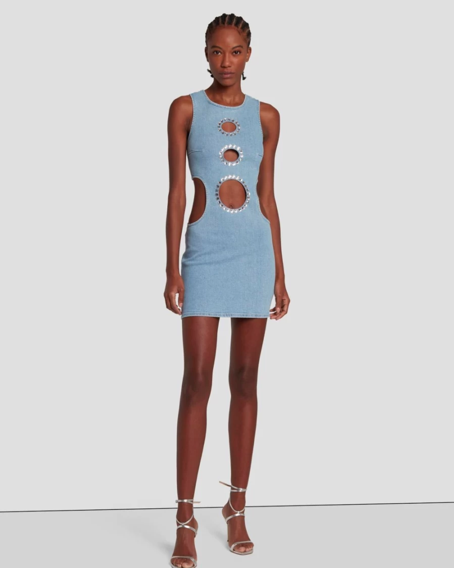 7 For All Mankind Women's Ador Denim Dress - Babe Style