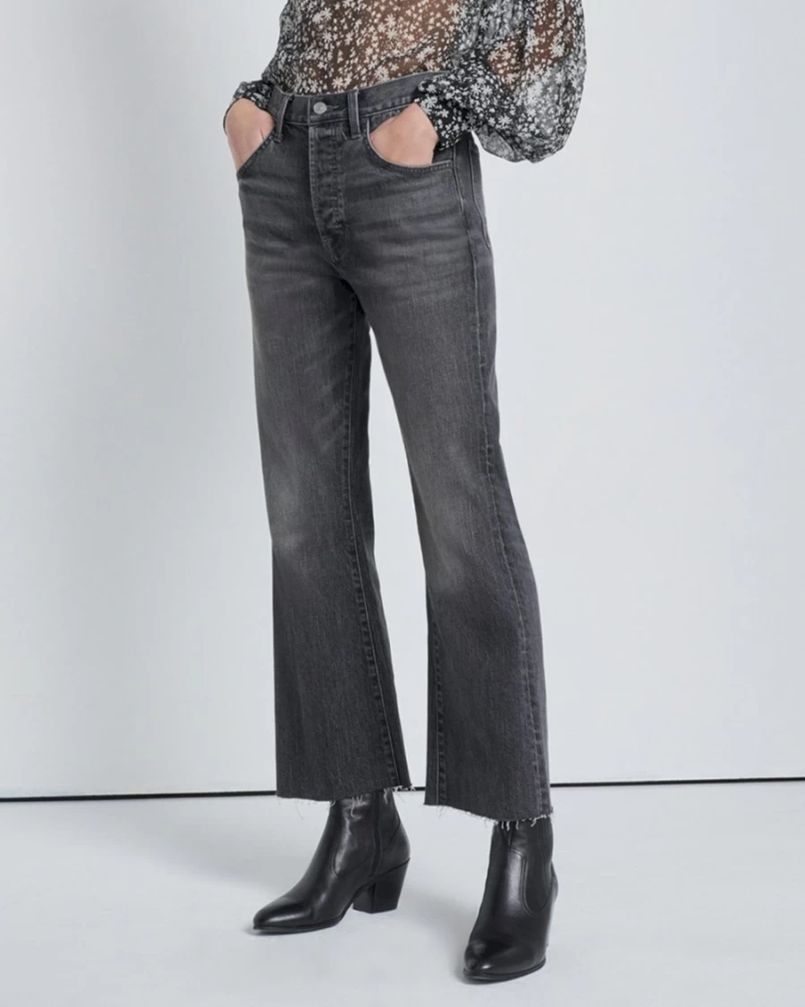 7 For All Mankind Women's Beauty Denim Bootcut Jeans - Easy Boy Boot In Imagination Style
