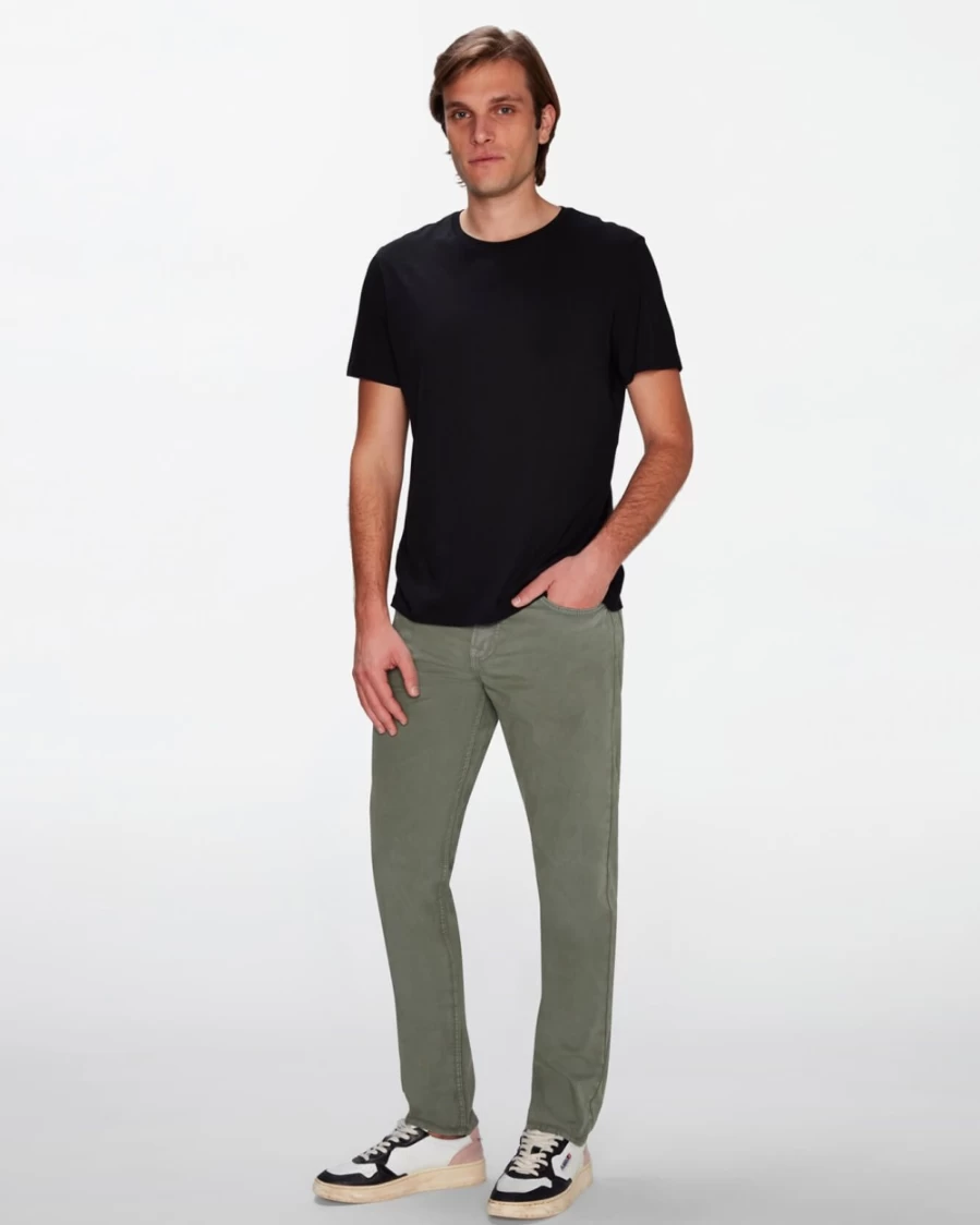 7 For All Mankind Men's Airweft Twill Adrien 5 Pocket Pants in Thyme