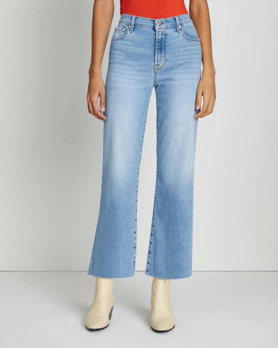7 For All Mankind Women's Etienne Cropped Alexa Jeans