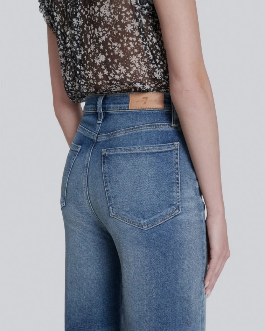 7 For All Mankind Women's Luxe Vintage Ultra High-Rise Petunia Jeans