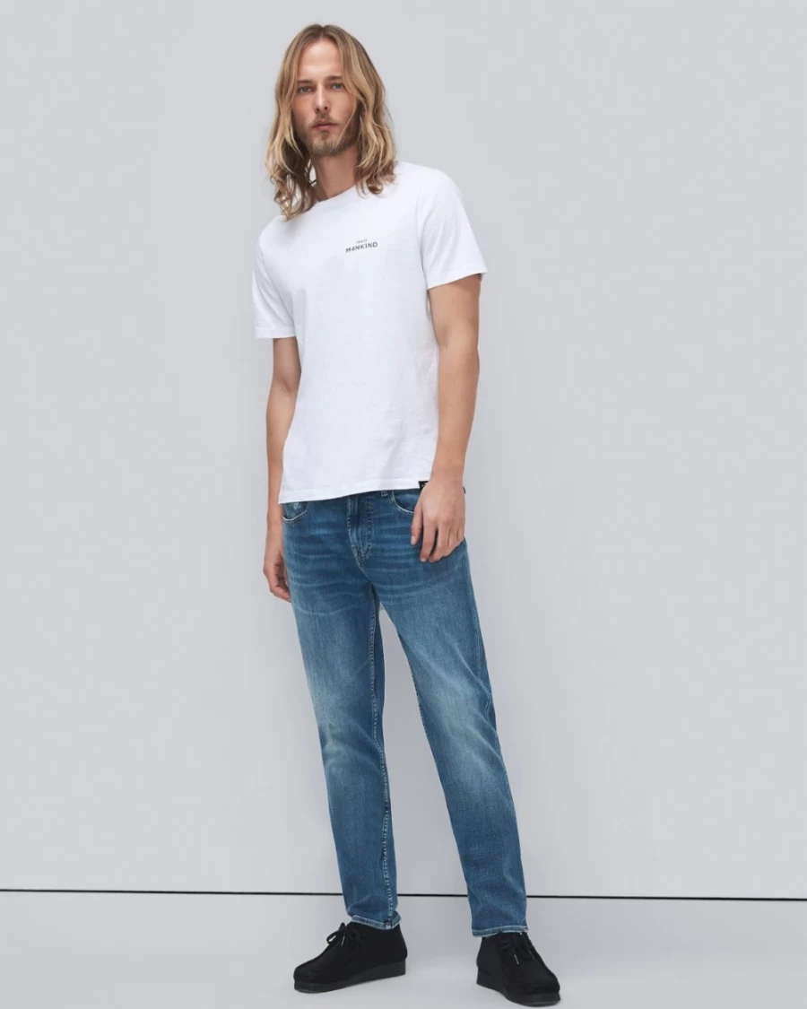 7 For All Mankind Men's Slim Fit Stretch Denim Jeans - Earthkind Stretch Tek Tapered Leg