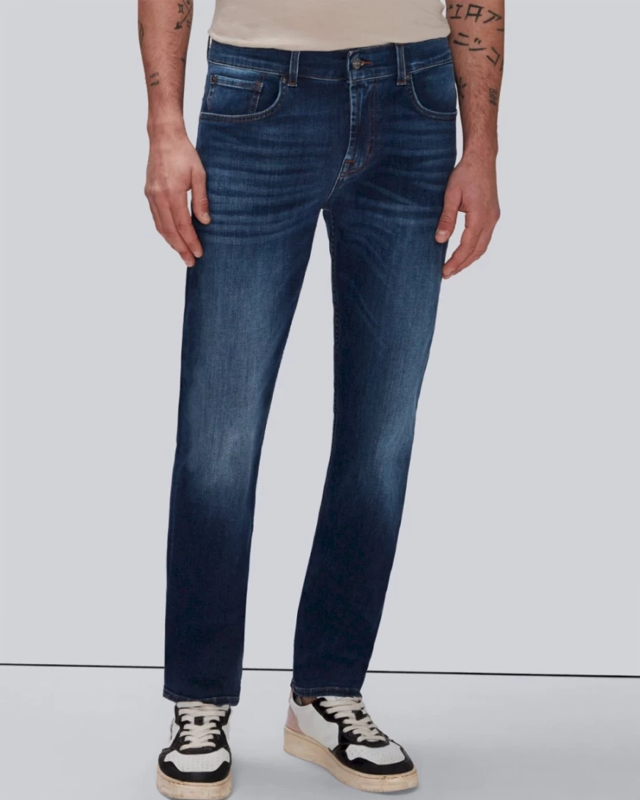 7 For All Mankind Men's Slimmy In Reach Slim Fit Jeans