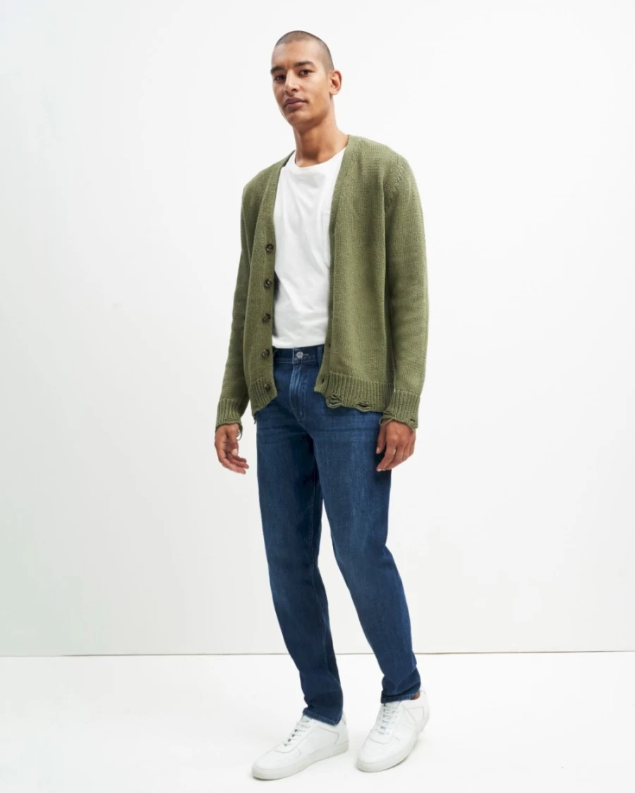 7 For All Mankind Men's Luxe Sport X Stretch Tek Adrien Jeans in Oasis Blue