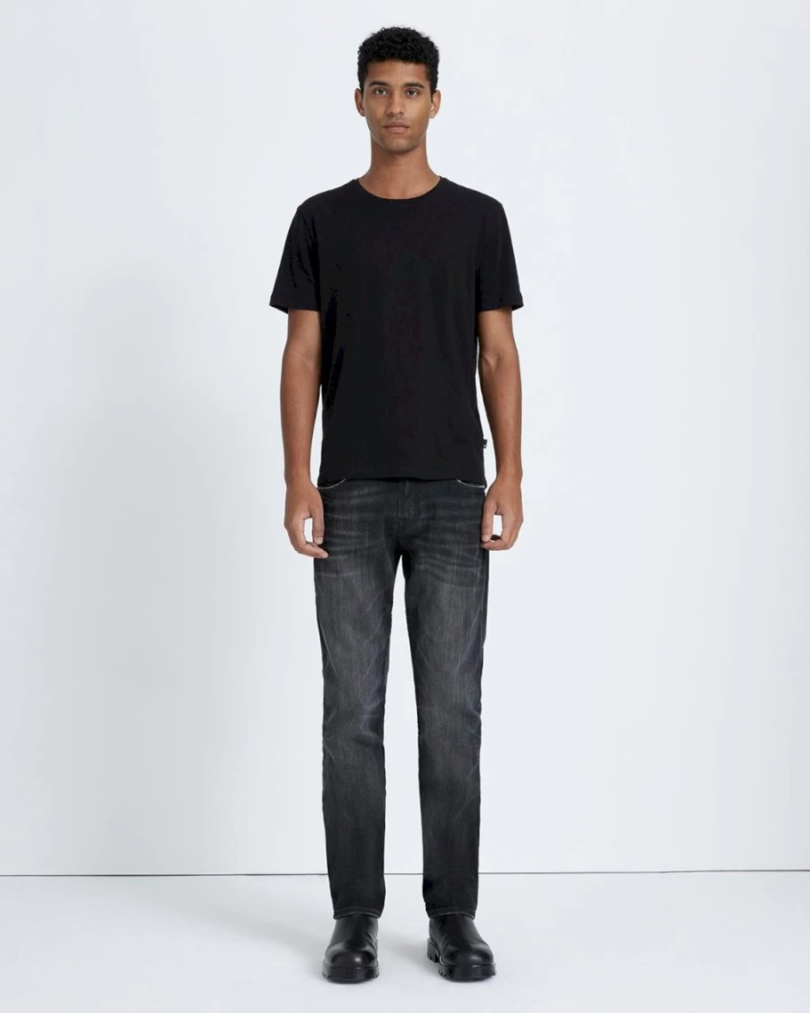 7 For All Mankind Men's Airweft Straight Fit Jeans in Como Wash