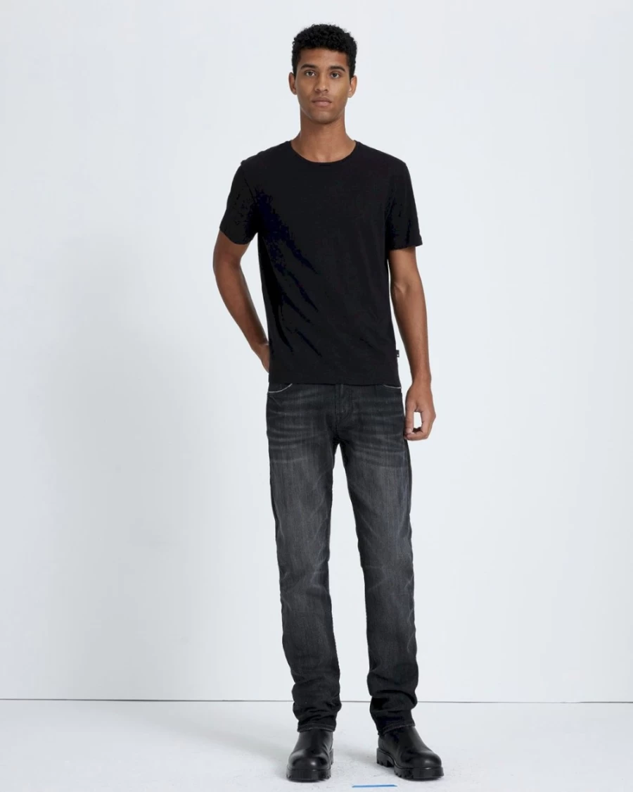 7 For All Mankind Men's Airweft Straight Fit Jeans in Como Wash