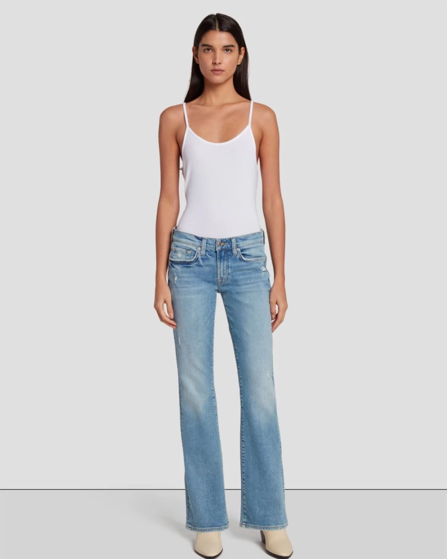 7 For All Mankind Women's Summer Fig Bootcut Jeans - Tailorless Original Fit
