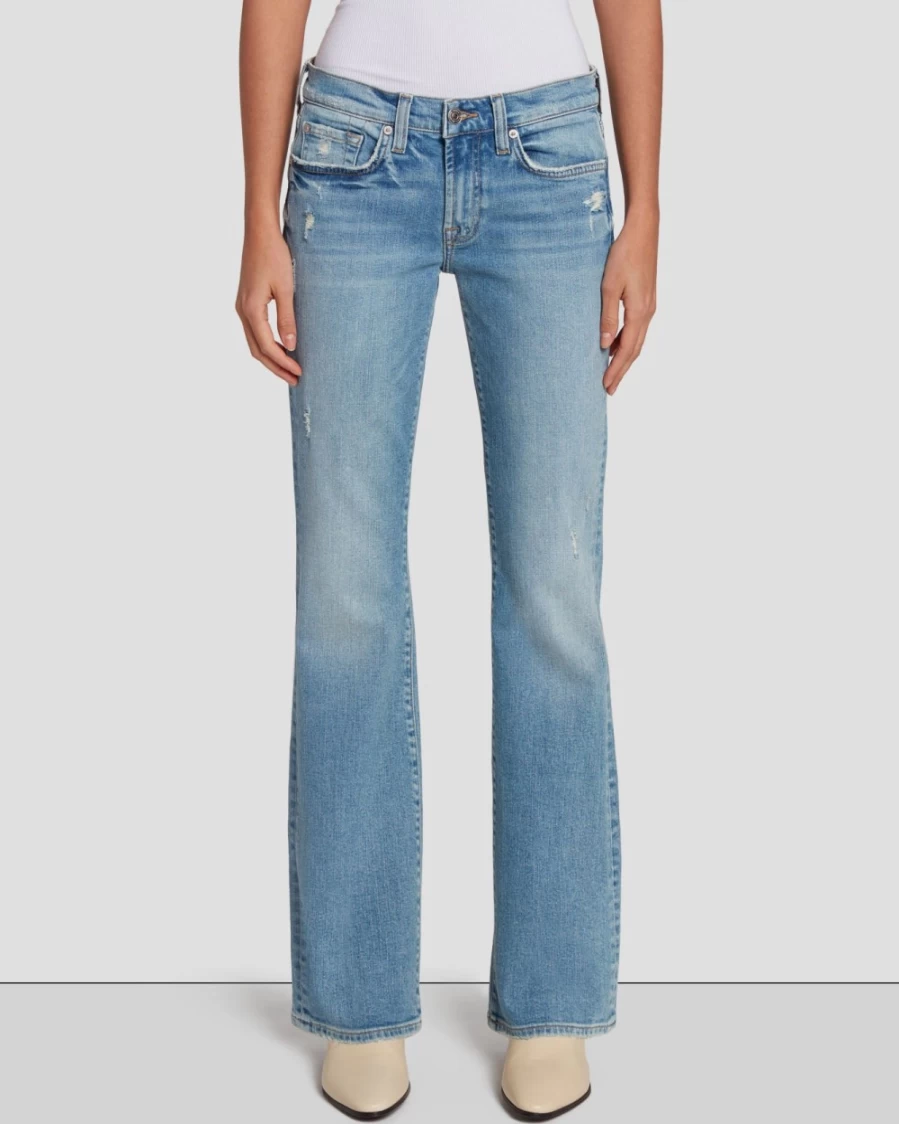 7 For All Mankind Women's Summer Fig Bootcut Jeans - Tailorless Original Fit
