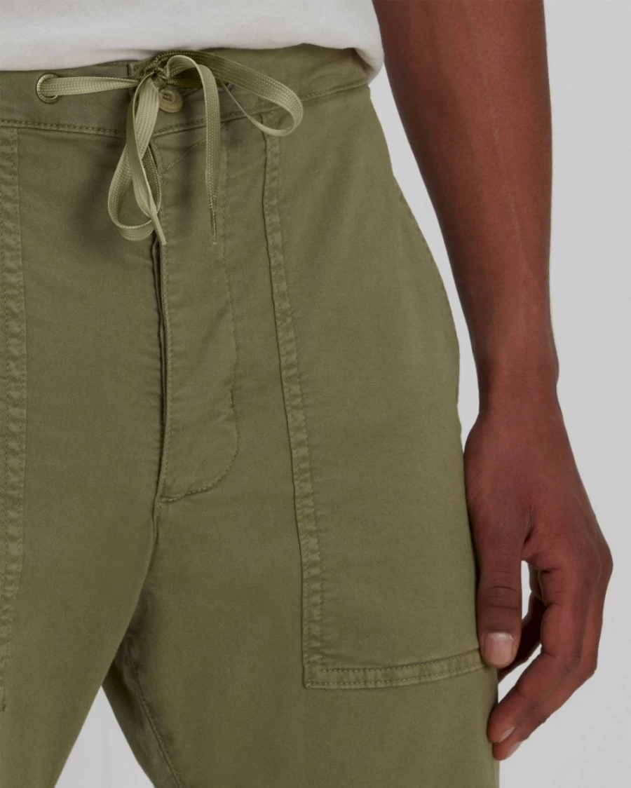 7 For All Mankind Men's Light Army Twill Pants - Slim Fit Casual Chinos