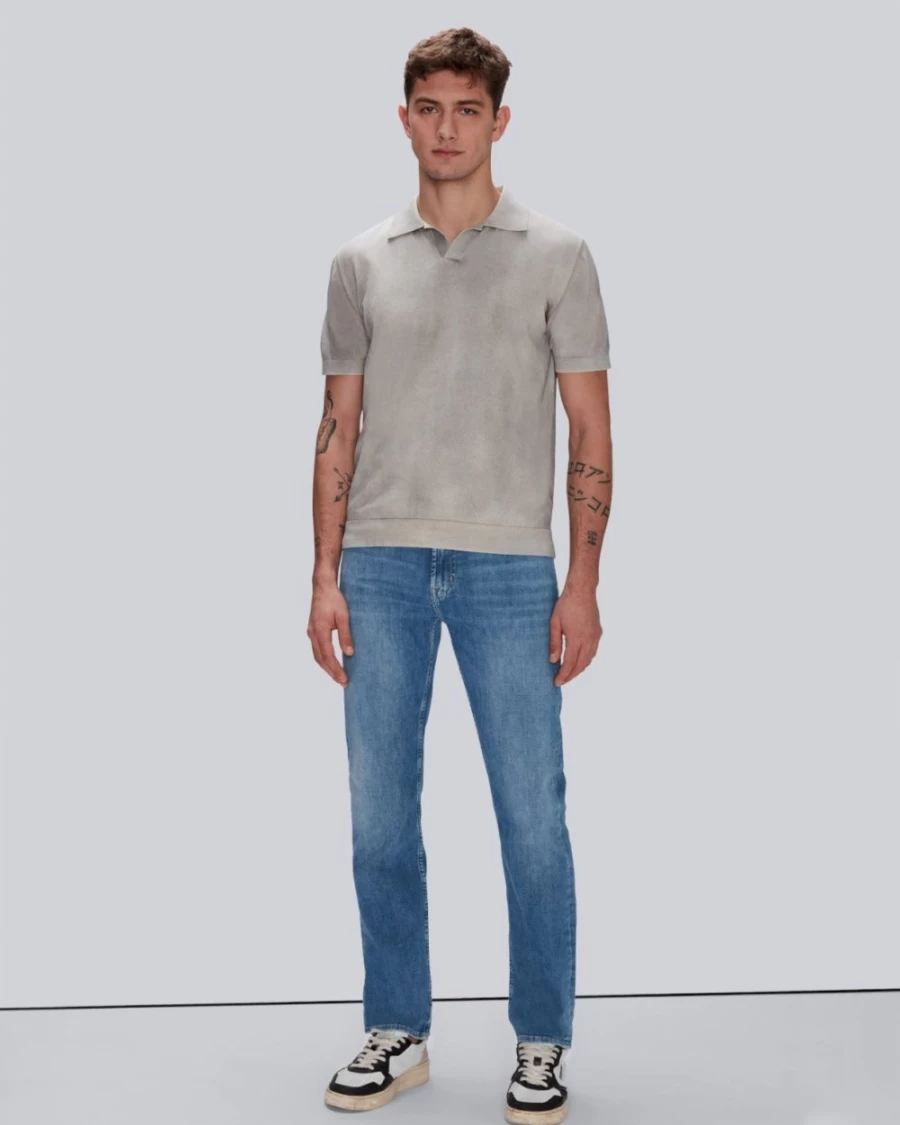 7 For All Mankind Men's Left Hand Slimmy In Matira Jeans