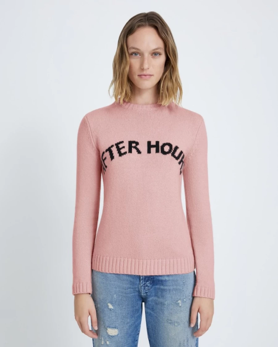 7 For All Mankind Women's Peach After Hours Sweater - Soft Casual Knit Pullover