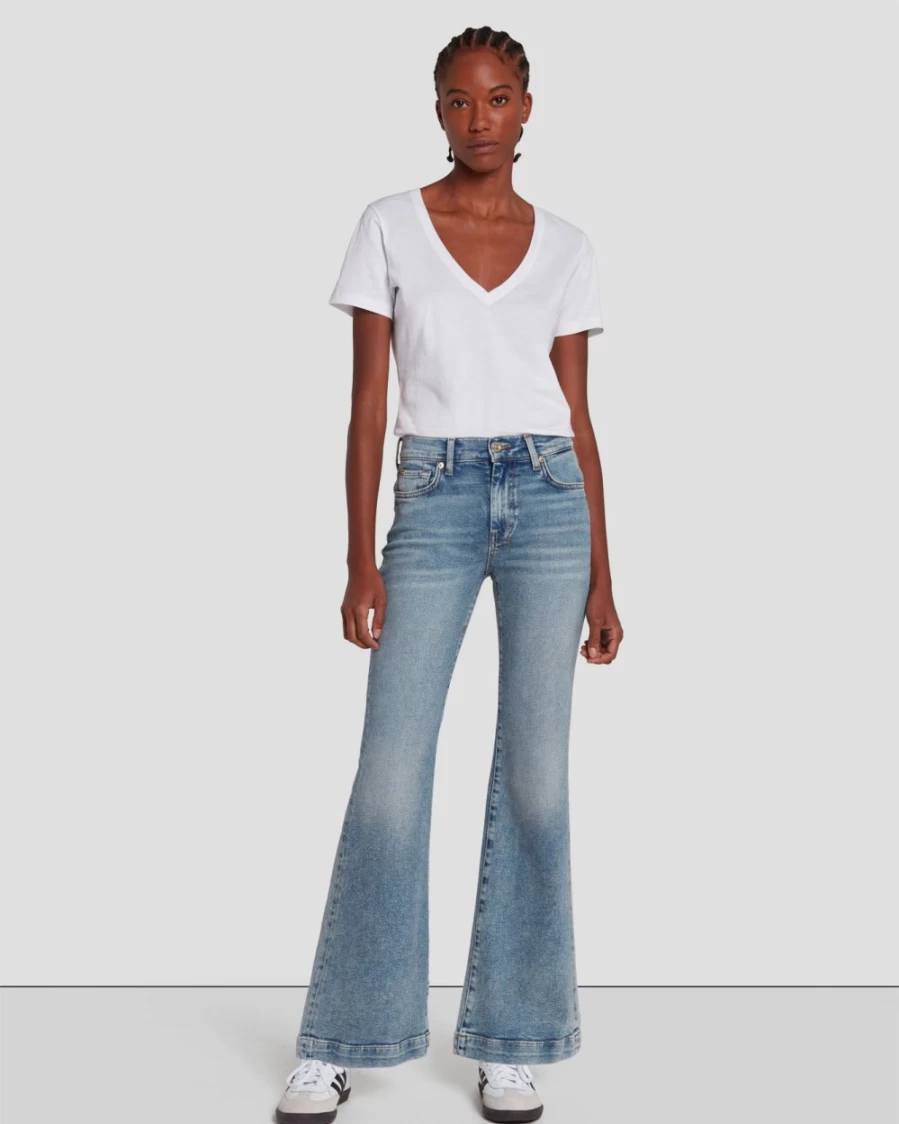 7 For All Mankind Women's Tailorless Luxe Vintage Dojo Self Made Jeans