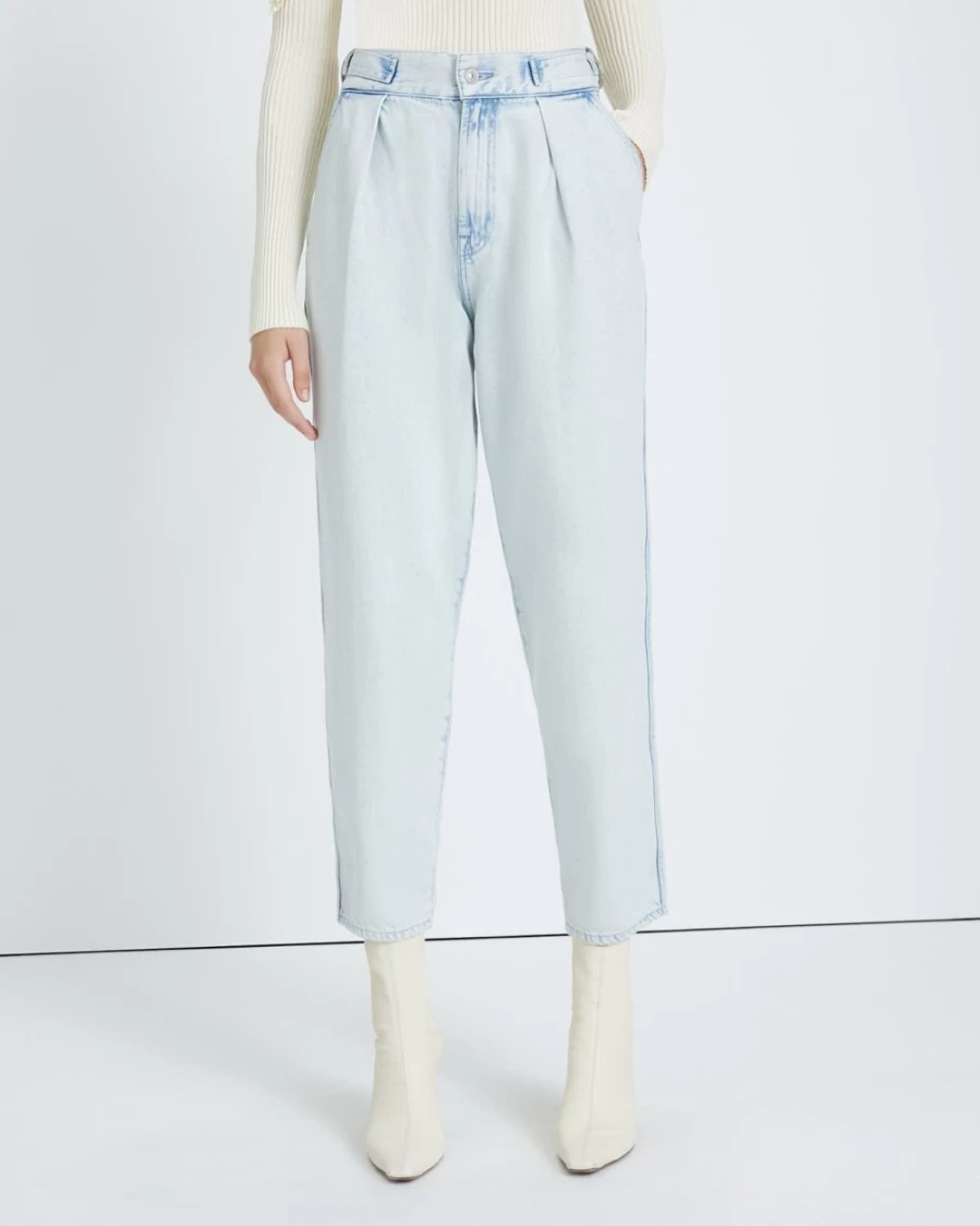 7 For All Mankind Women's Isadora Balloon Tab Pants
