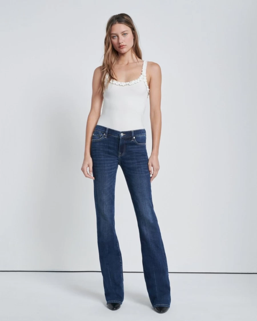 7 For All Mankind Women's Broken Twill Mad Hatter Bootcut Jeans
