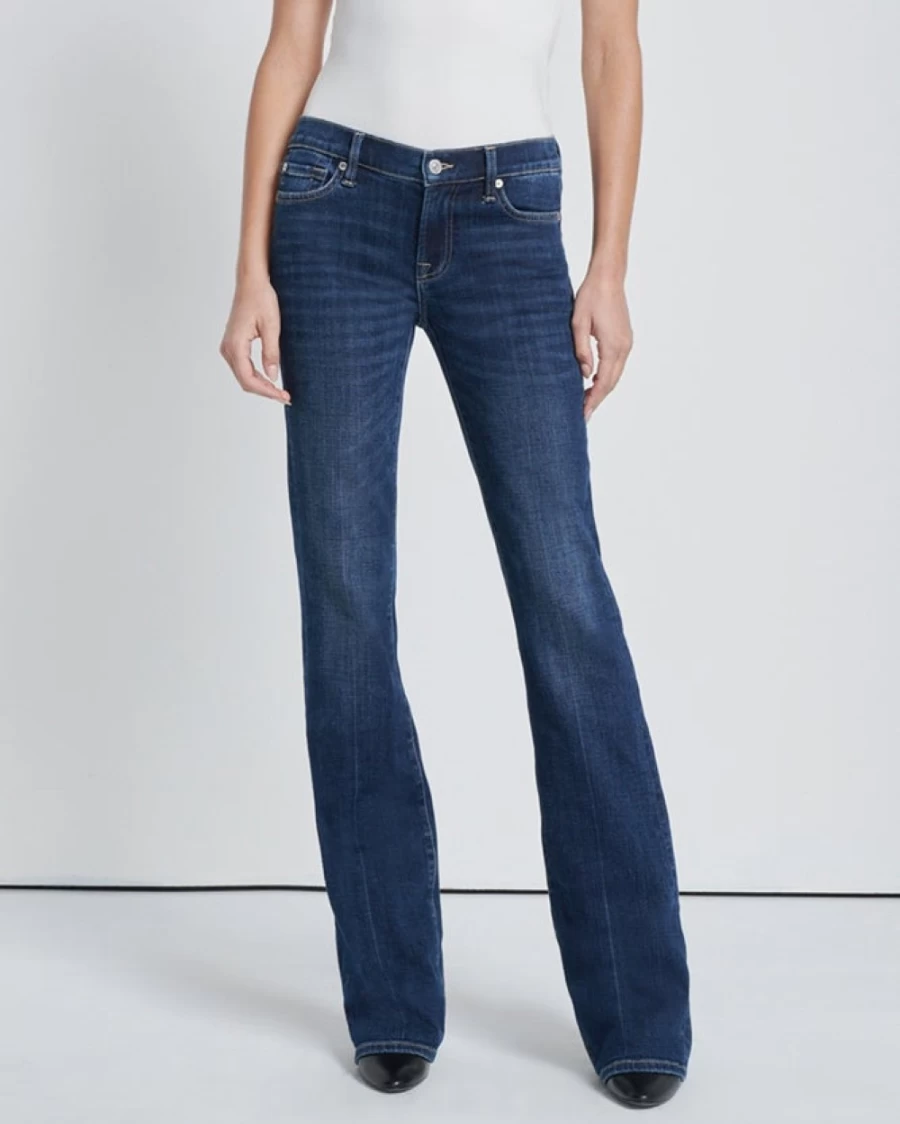 7 For All Mankind Women's Broken Twill Mad Hatter Bootcut Jeans