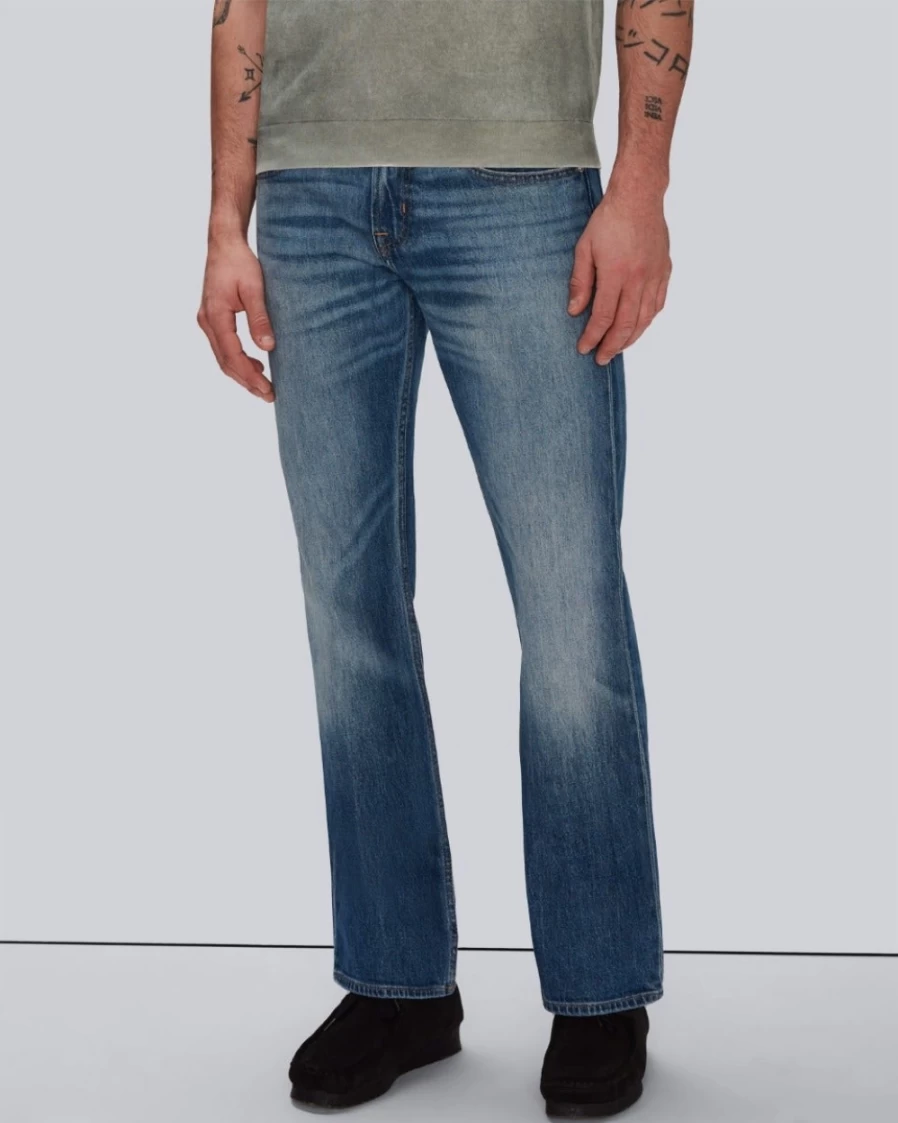 7 For All Mankind Men's Brett Bootcut Jeans in Lagoon Wash