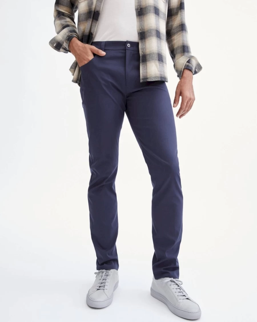 7 For All Mankind Men's Tech Series Adrien 5-Pocket Jeans in Navy