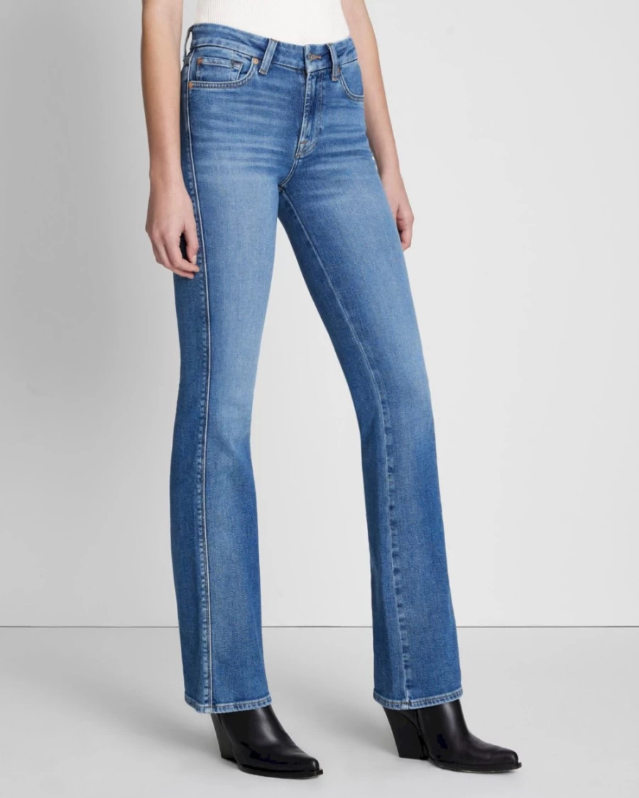 7 For All Mankind Women's Luxe Vintage Bootcut Jeans in Lyme Wash