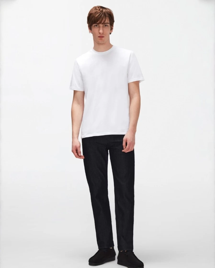 7 For All Mankind Men's Airweft Slimmy Jeans with Clean Pocket Executive Fit