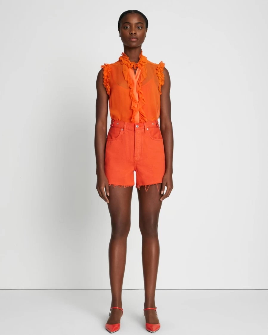 7 For All Mankind Women's Ruby Easy Short in Koi Color