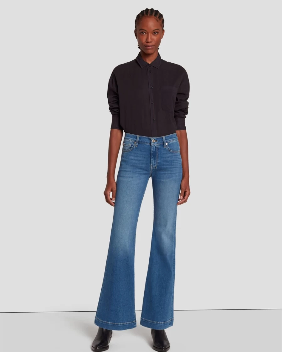 7 For All Mankind Women's Tailorless B(Air) Dojo High Hopes Jeans