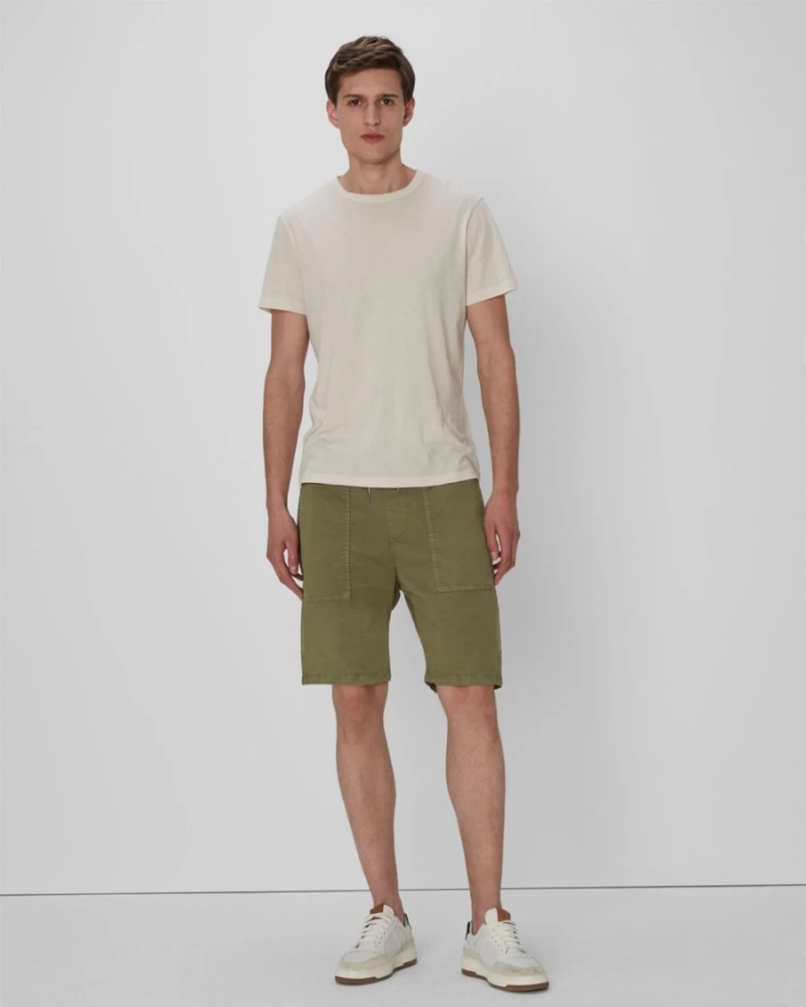 7 For All Mankind Men's Light Army Twill Shorts