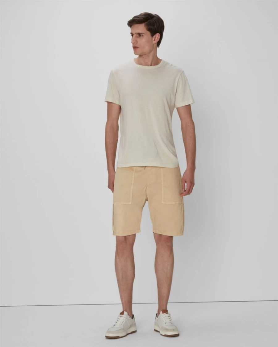 7 For All Mankind Men's Sand Castle Twill Shorts