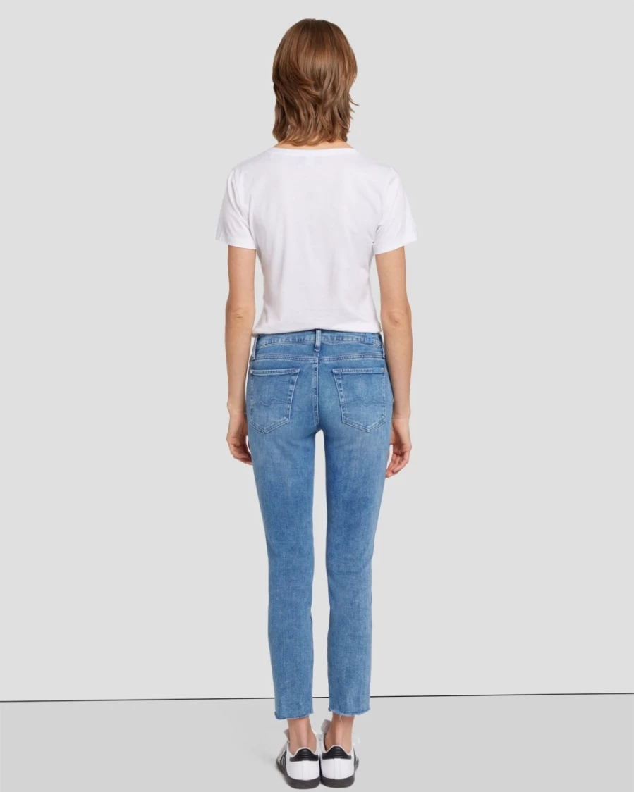 7 For All Mankind Women's Left Hand Roxanne Ankle Boots in Vive