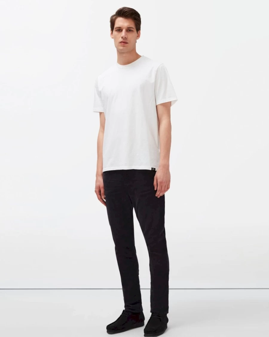 7 For All Mankind Men's Slim Fit Tapered Navy Corduroy Pants