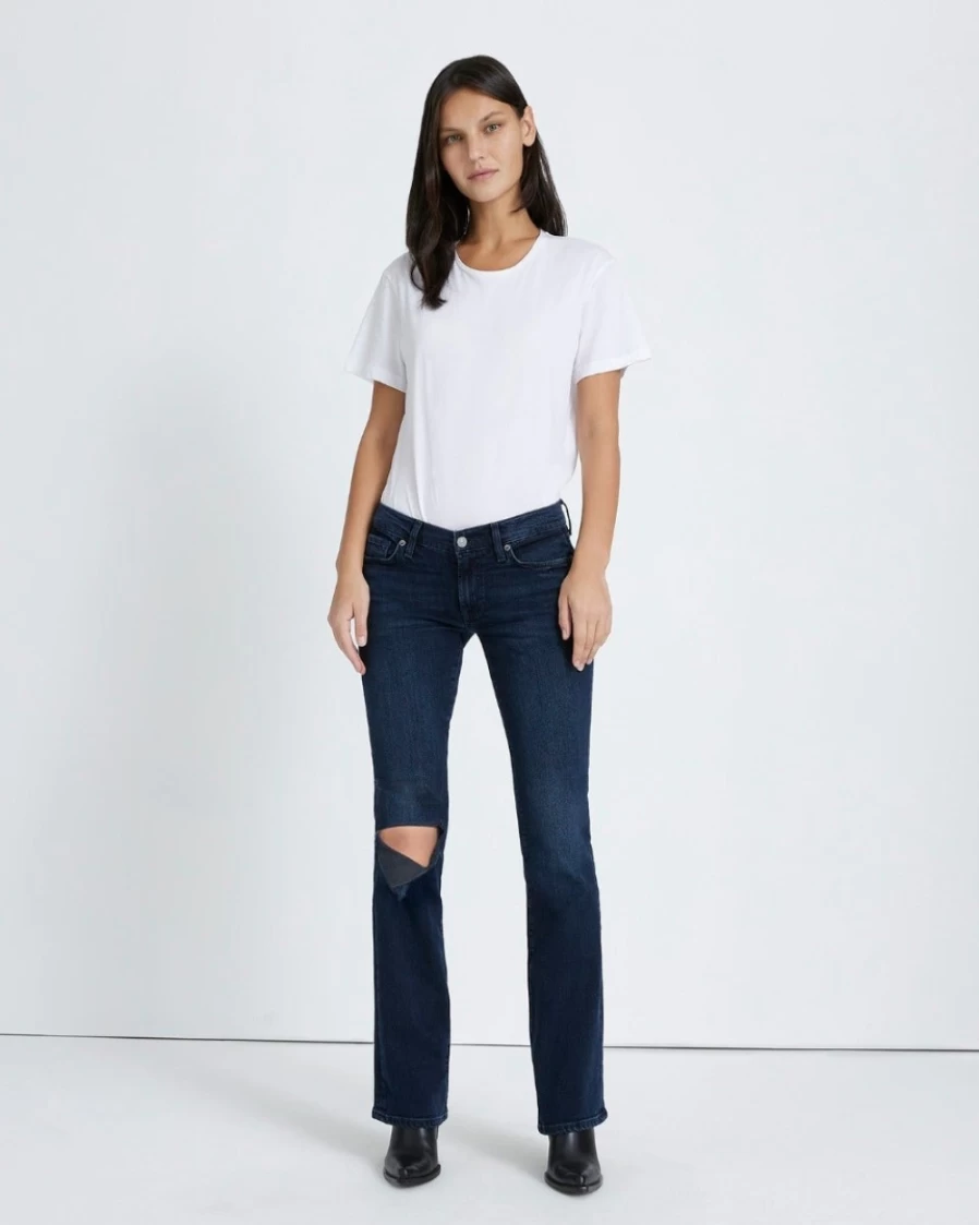 7 For All Mankind Women's Original Bootcut Jeans in Sunbeam Wash
