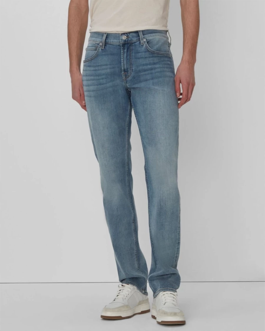 7 For All Mankind Men's Slimmy In Sand Island Slim Fit Jeans