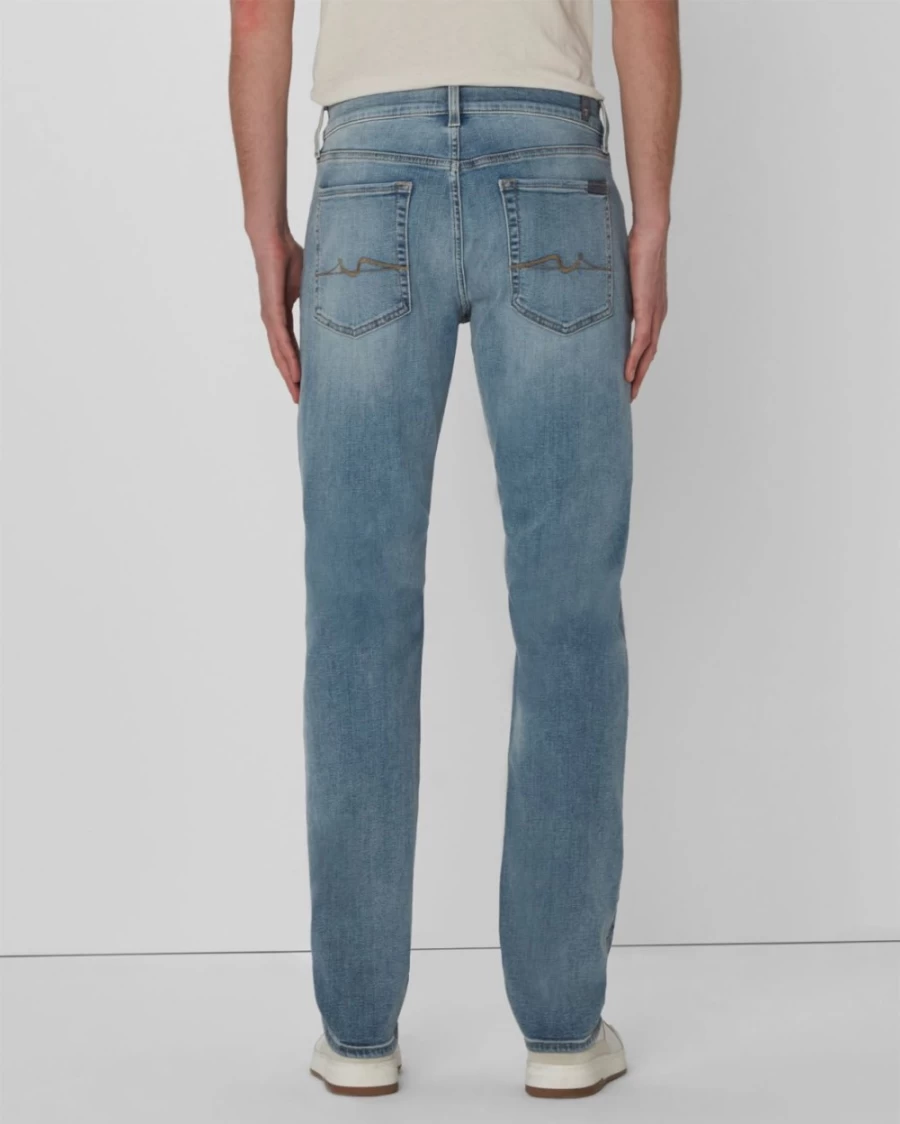 7 For All Mankind Men's Slimmy In Sand Island Slim Fit Jeans