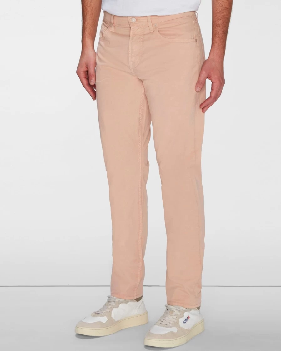7 For All Mankind Men's Airweft Twill Adrien 5 Pocket Tangerine Chino Pants