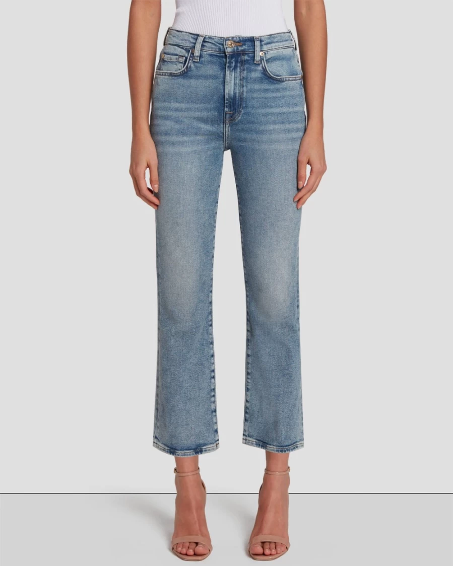 7 For All Mankind Women's Luxe Vintage High Waist Slim Bootcut Jeans - Self Made Denim