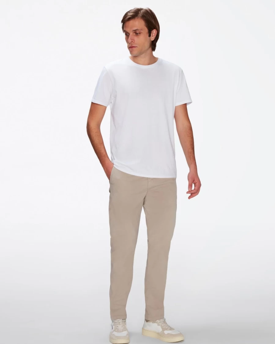 7 For All Mankind Men's Airweft Twill Adrien Chino Pants in Sesame