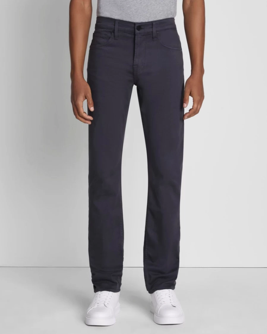 7 For All Mankind Men's Luxe Performance Plus Slim Fit Jeans in Gunmetal Wash