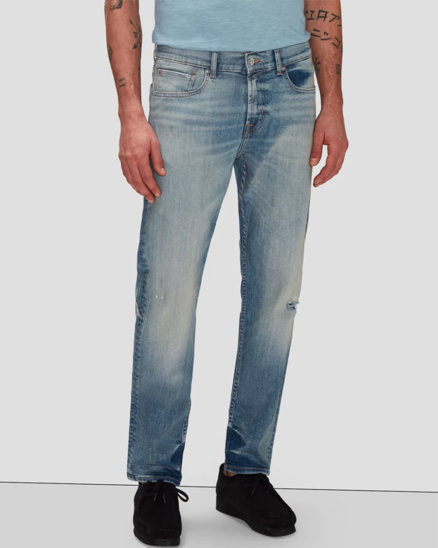 7 For All Mankind Men's Earthkind Stretch Tek Slimmy Jeans - Venice Fit