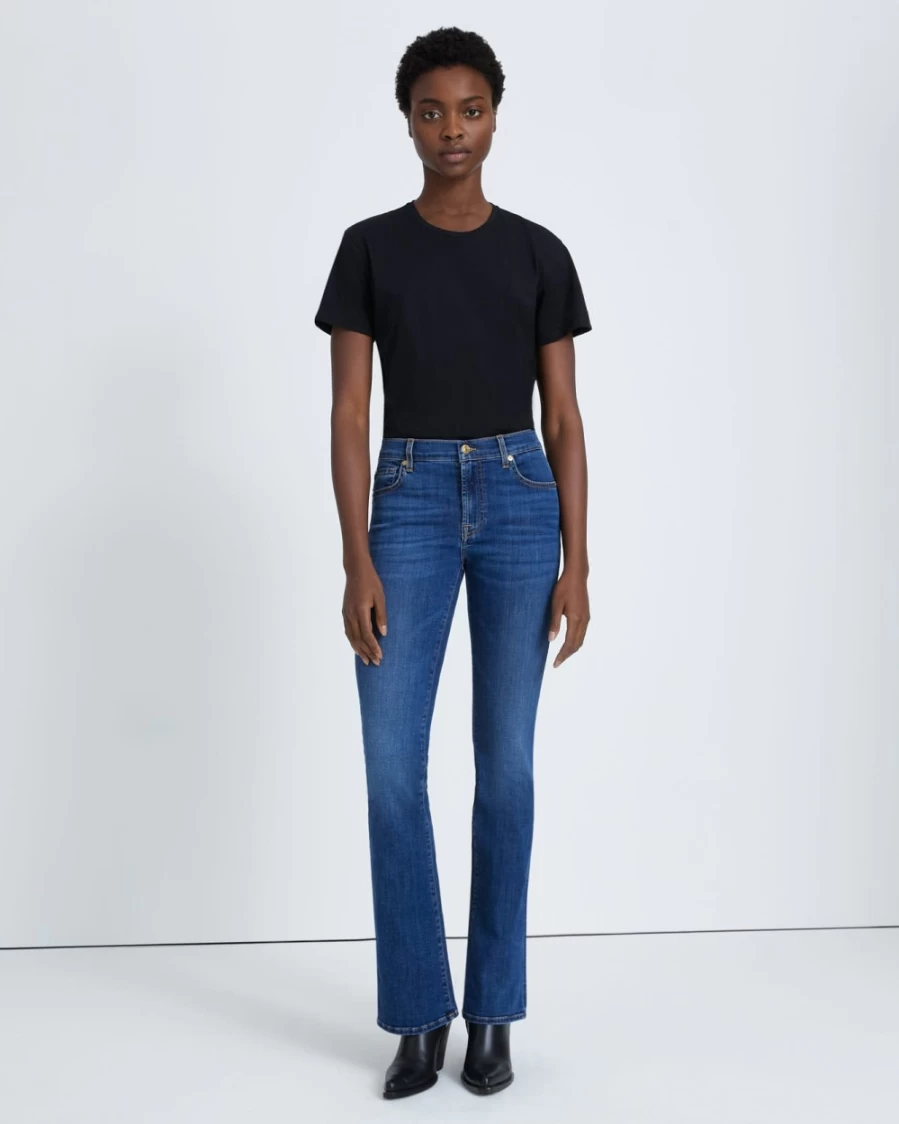 7 For All Mankind Women's Kimmie Bootcut Jeans in Duchess Air Stretch Denim