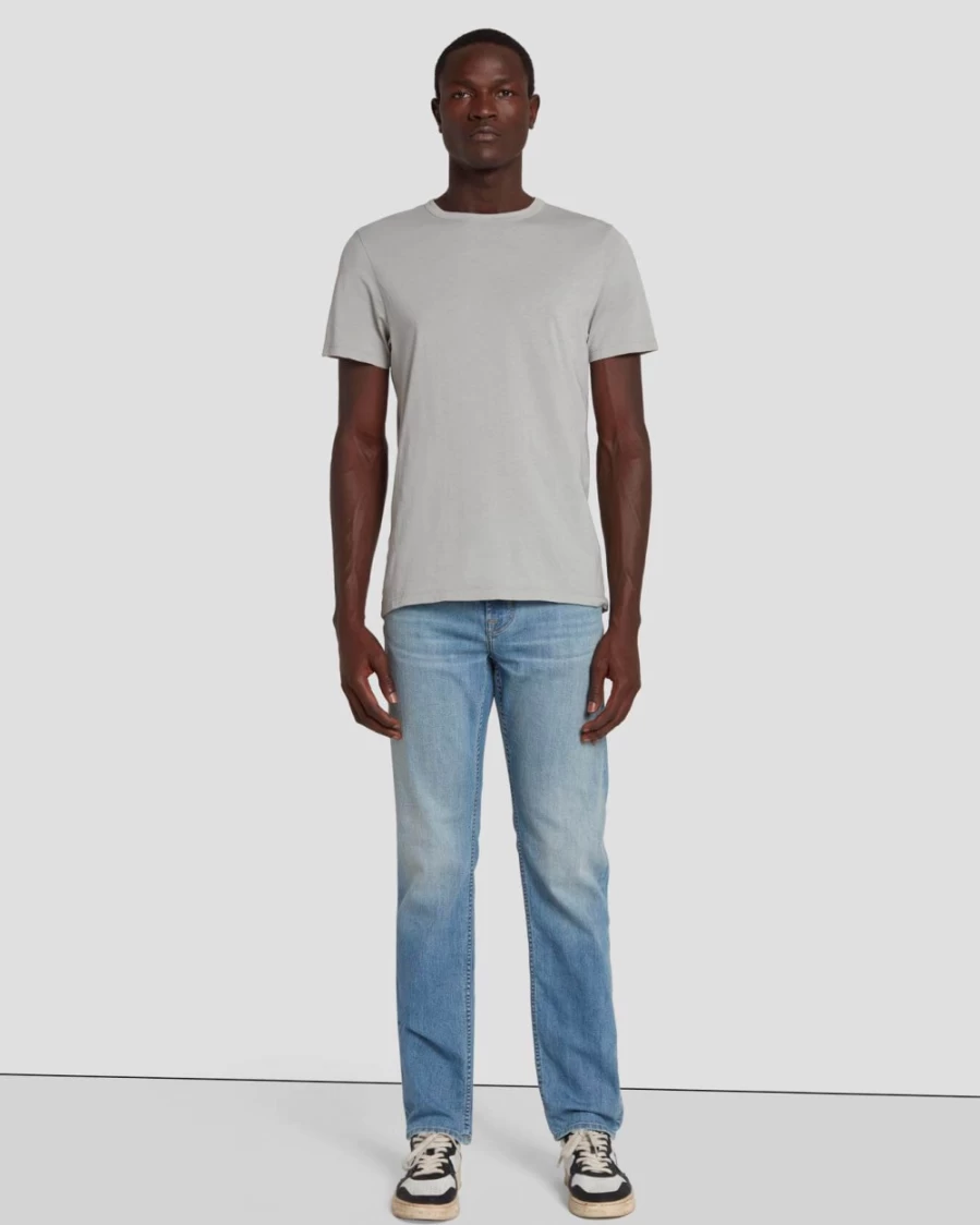 7 For All Mankind Men's Airweft Slimmy Jeans in Santa Cruz Wash