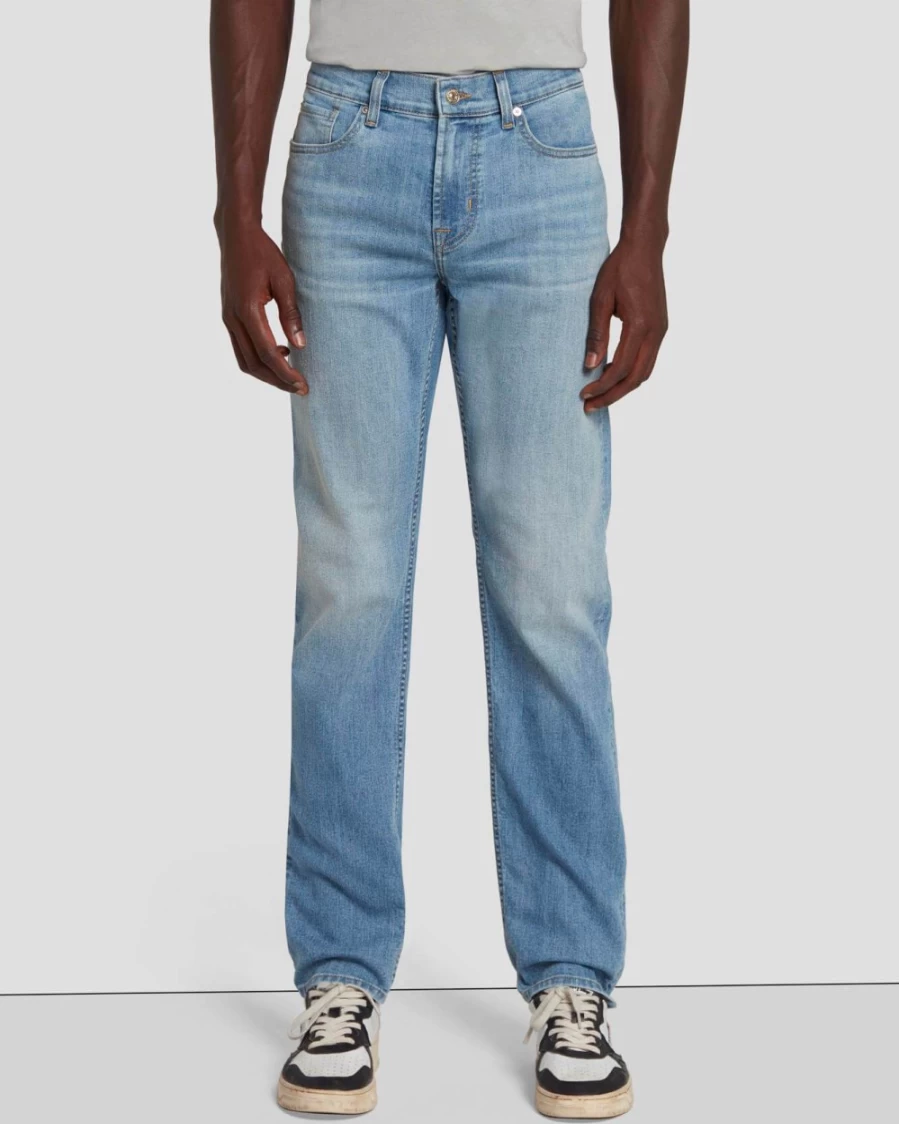7 For All Mankind Men's Airweft Slimmy Jeans in Santa Cruz Wash
