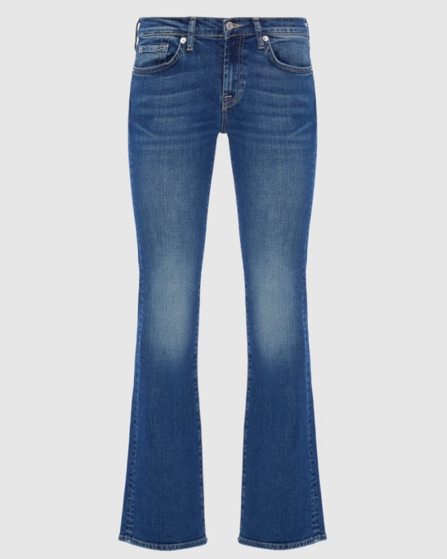 7 For All Mankind Women's Original Bootcut Jeans in New York Dark Wash