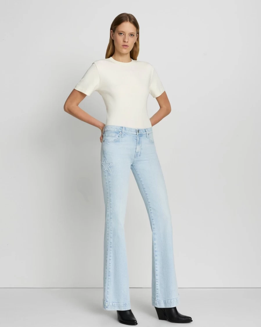 7 For All Mankind Women's Luxe Vintage Denim Jacket - Edis Collection
