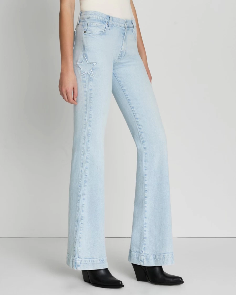 7 For All Mankind Women's Luxe Vintage Denim Jacket - Edis Collection